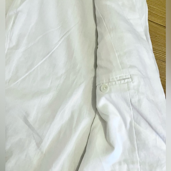 NWOT STAUD Linen Maxwell Blazer in White Sz M. - Picture 13 of 16